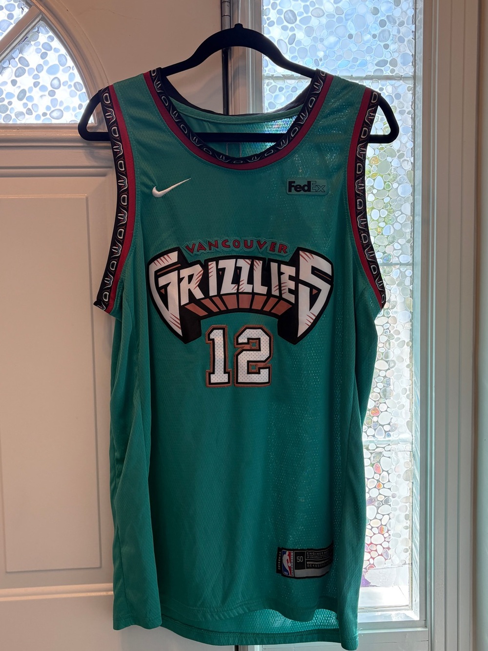 NBA Ja Morant 12 Vancouver Grizzlies Swingman Jersey Size 50 Large